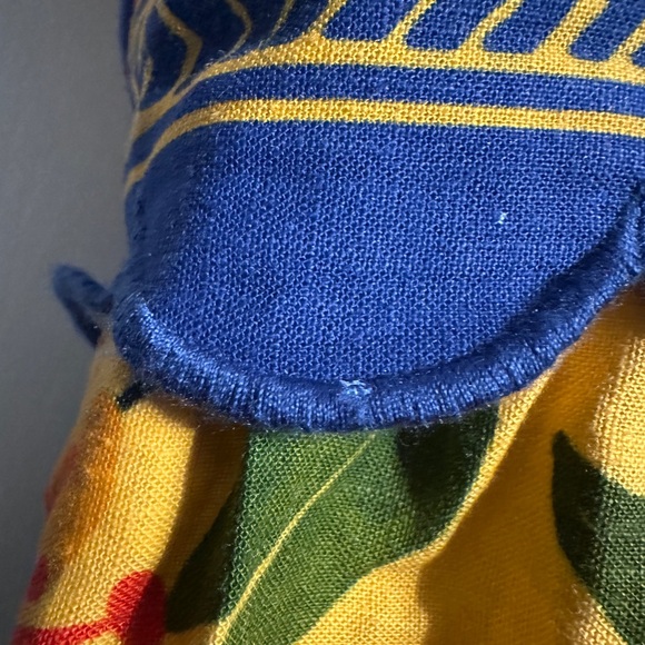 Floral Yard Yellow Sleeveless Midi Dress by FARM Rio.size medium. - Picture 9 of 14